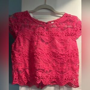 Boutique lace top
